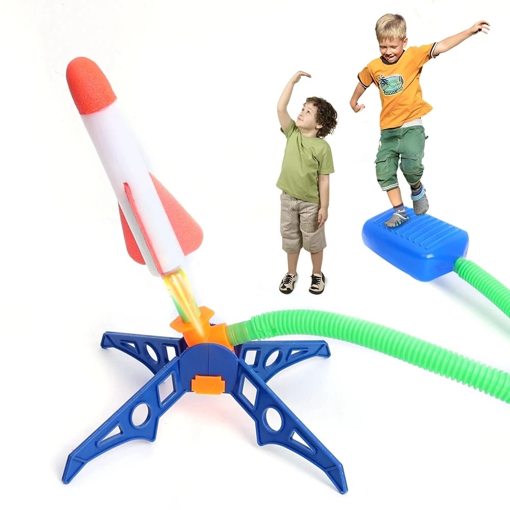 Kids Outdoor Explorer Set - Kinder Outdoor Rakete Fußpumpe Outdoor Luft