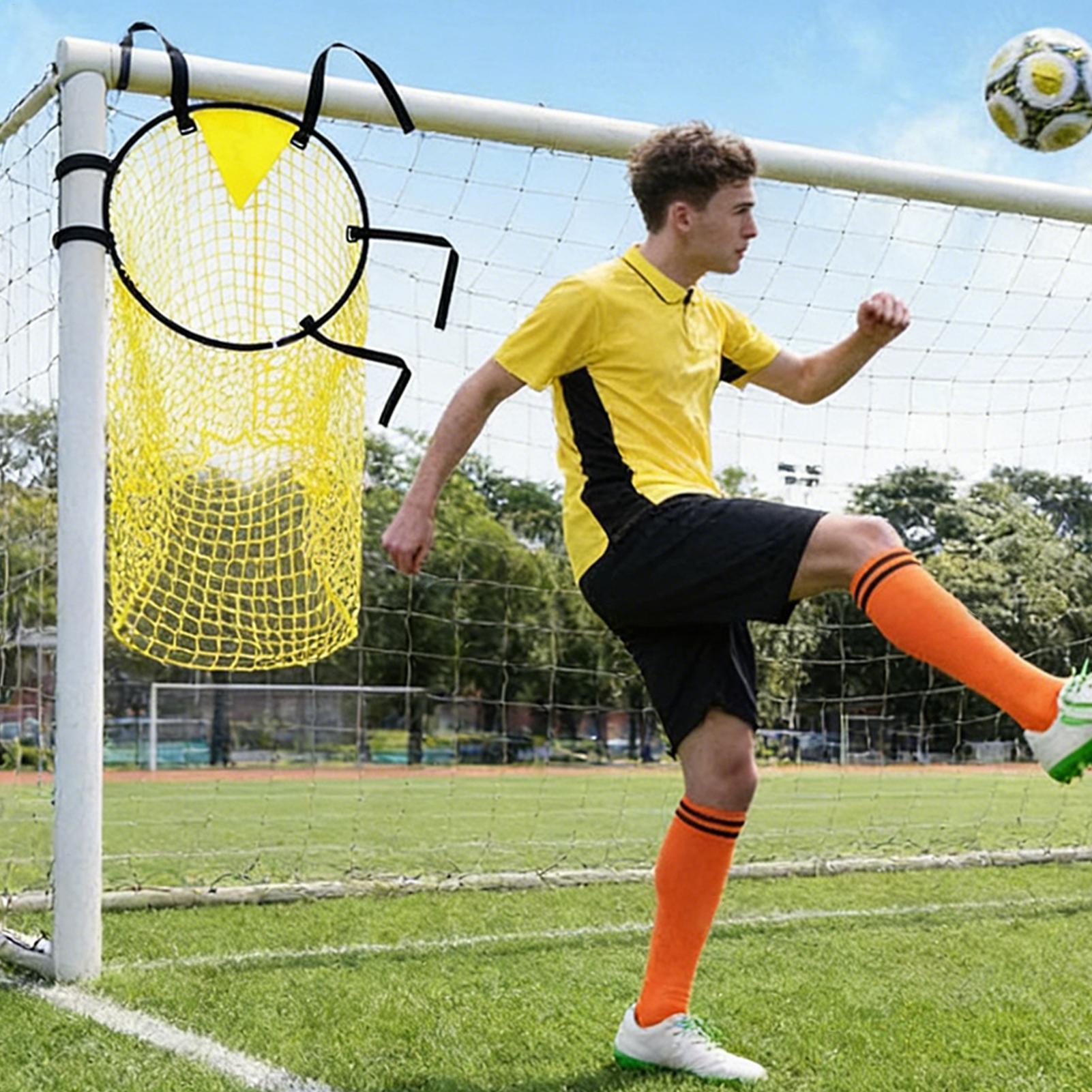 Kids Outdoor Net - Elastisches Kinder-Fußballnetz Verwicklungsfreies Trainings-Tor Einfach Aufzubauendes