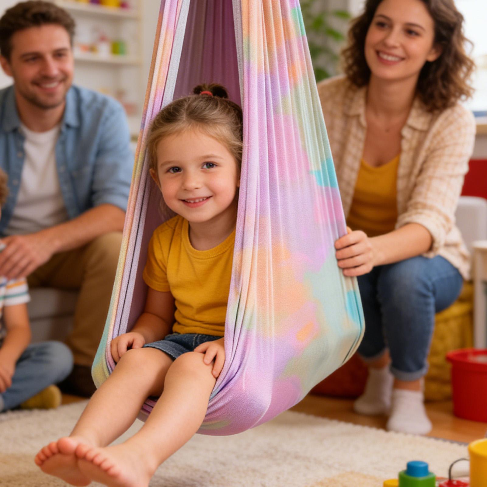 Kids Outdoor Yoga - Kinderschaukel mit Hoher Belastbarkeit, Kuschelsessel, Yoga-Schaukel