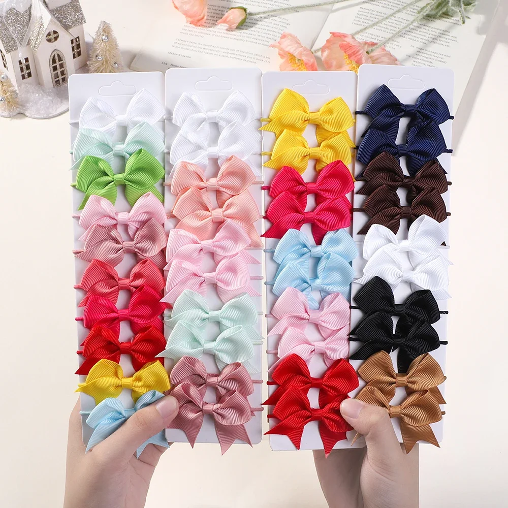 Kids Outdoor Decor - 10 Stücke Bögen Elastische Haar Gummiband