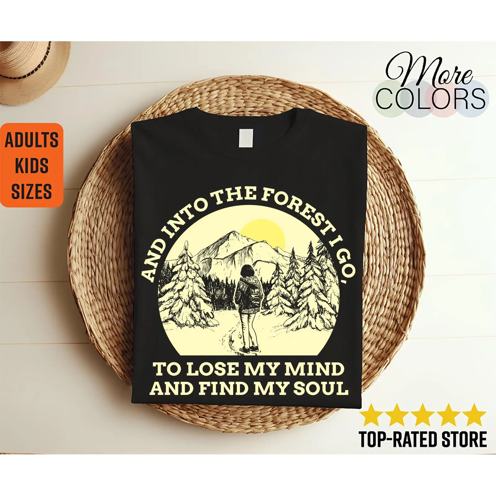 Kids Outdoor Quotes - Und in den Wald gehe ich