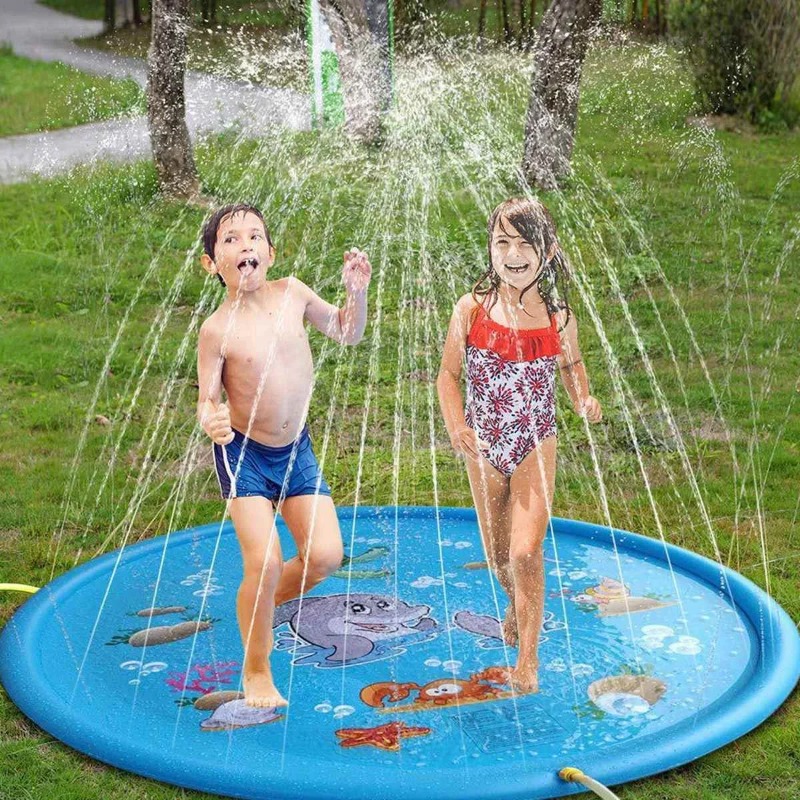Kids Outdoor Water Sprinkler - Wasser Splash Pools Kinder Outdoor Lustige