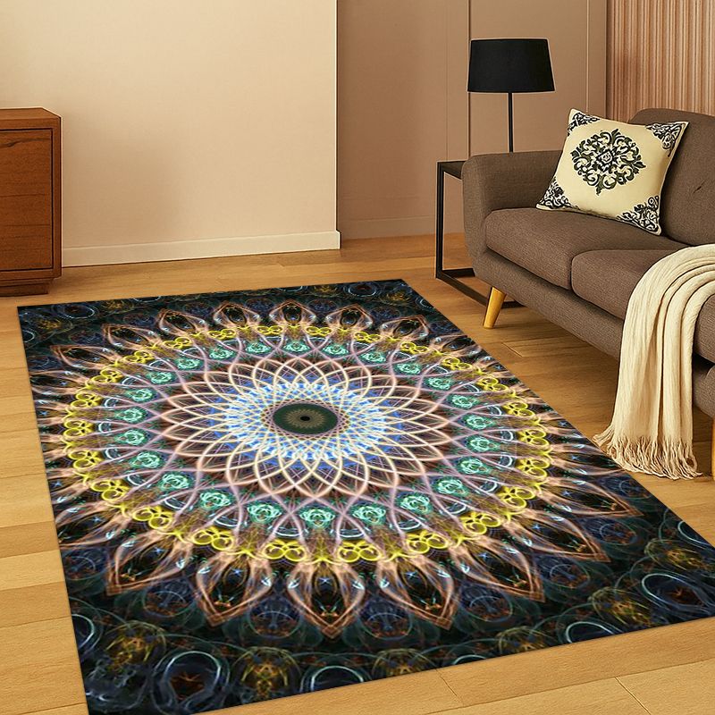 Kids Outdoor Yoga - Bohemia Mandala Magic Flower Yoga-Teppich für