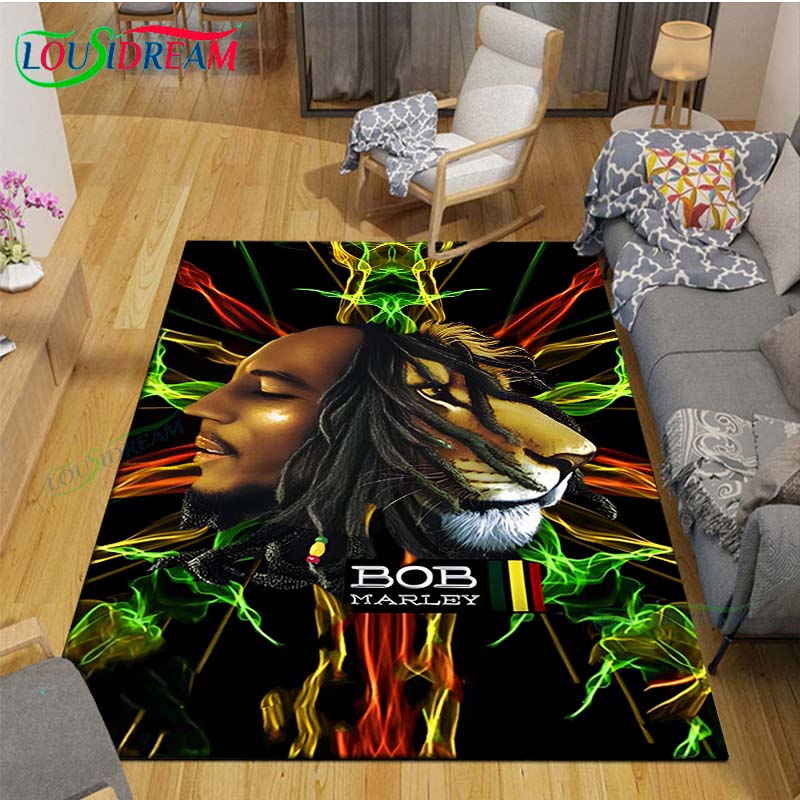 Kids Outdoor Yoga - Pop Singer R-Reggae Bob Marley Bedruckter