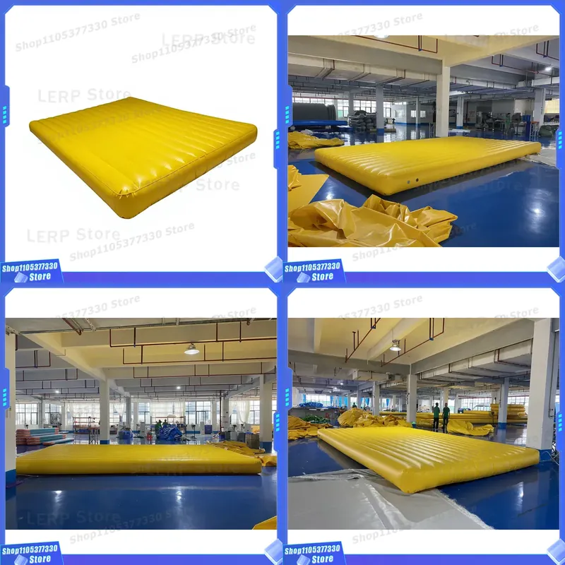 Kids Outdoor Air Quality - Tragbare Aufblasbare Sprungmatte Outdoor-Gymnastik-Turnmatte Hochwertige Sprung-Luftmatte