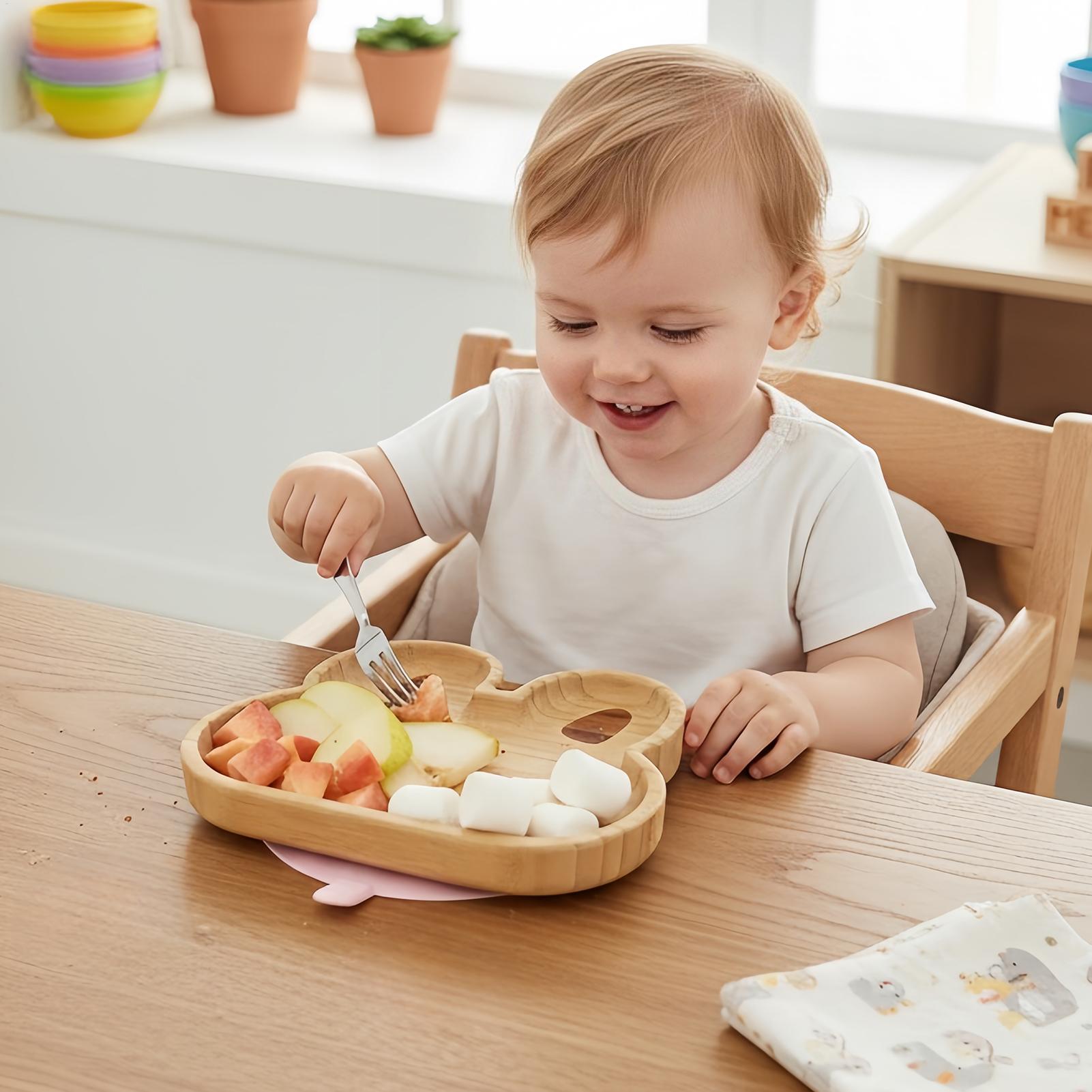 Kids Outdoor Dining Set - Kinder Geschirr Set Cartoon Unterteilt Teller