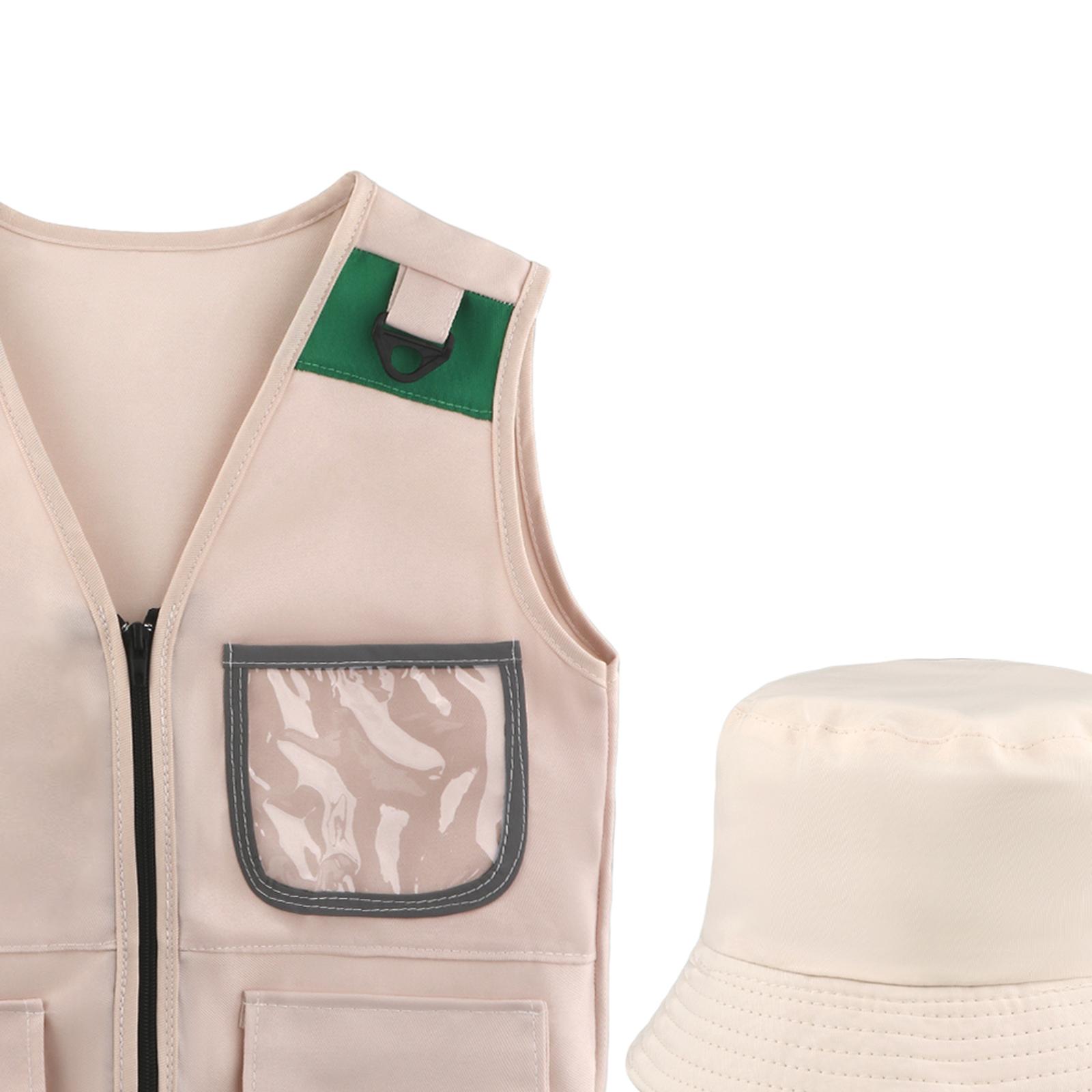Kids Outdoor Explorer Set - Entdecker-Sets, Outdoor-Erkundungsset für Kinder, Weste, Hut,
