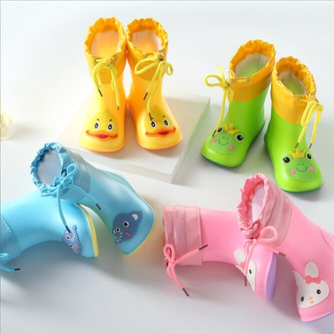 Kids Outdoor Net - Kinder-Regenstiefel für Jungen und Mädchen, einfarbig,