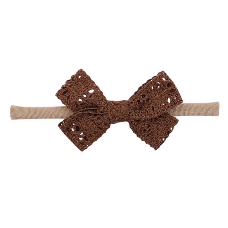 Kids Outdoor Decor - 8-teiliges Mädchen-Haarband-Set mit Schleifen, Weiche Elastische