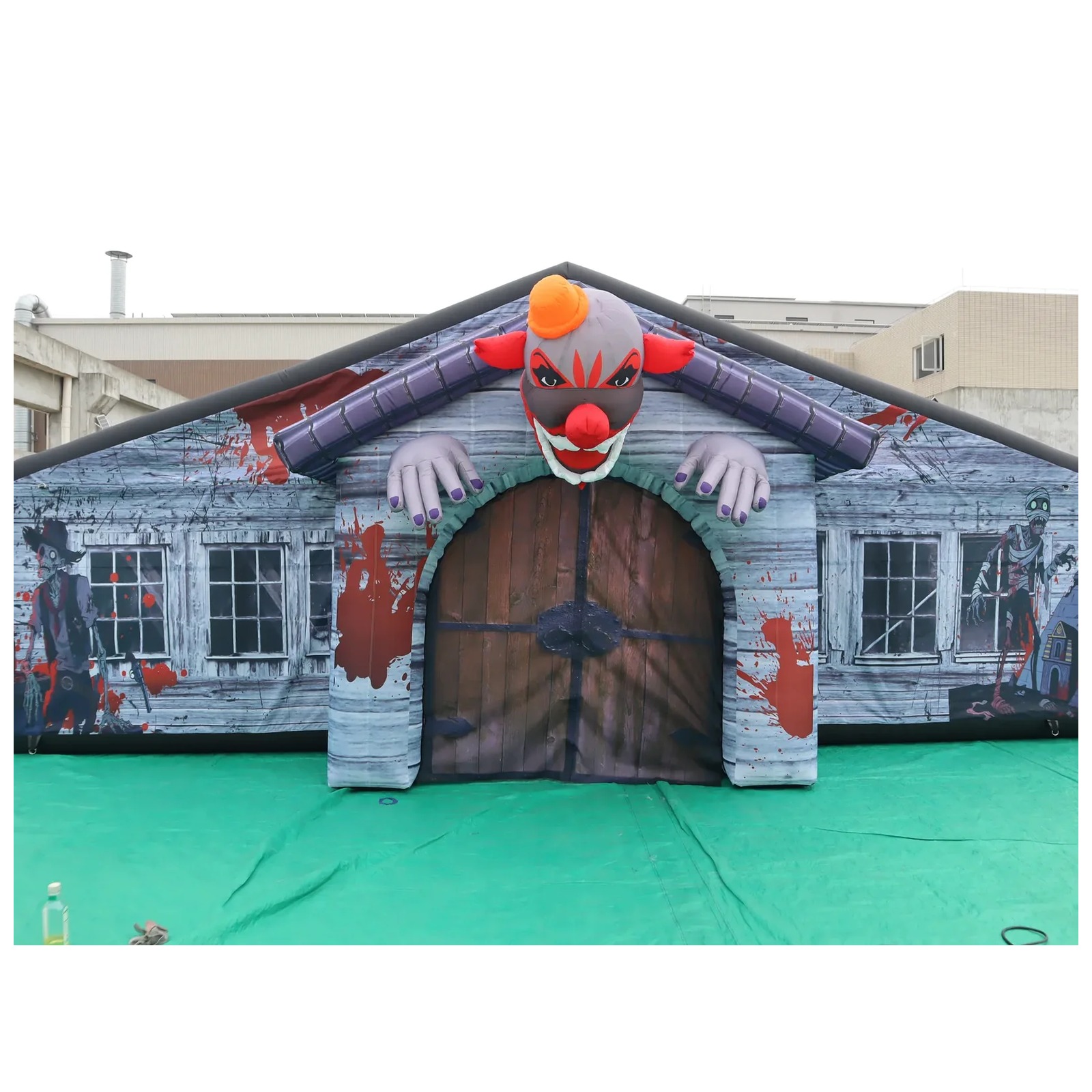 Kids Outdoor Venues - Großes Geister-Dach-Labyrinth mit Gebläse 8x8m 26x26ft