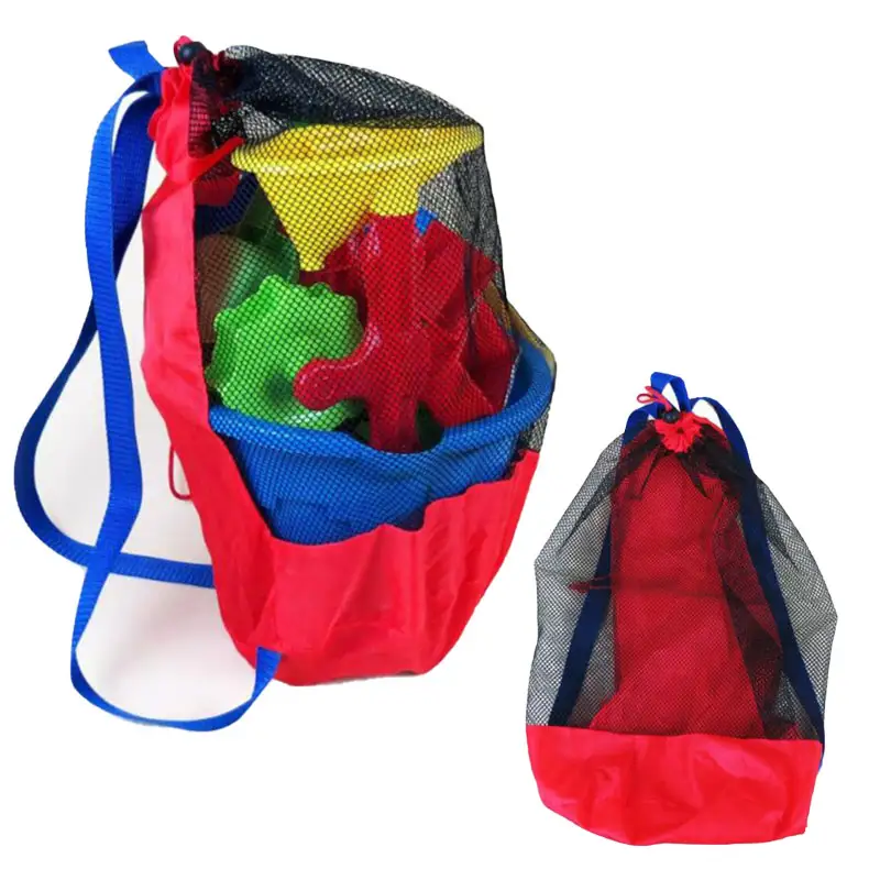Kids Outdoor Net - 1 Stück Strandtasche, faltbar, tragbar, Netz-Schwimmtasche