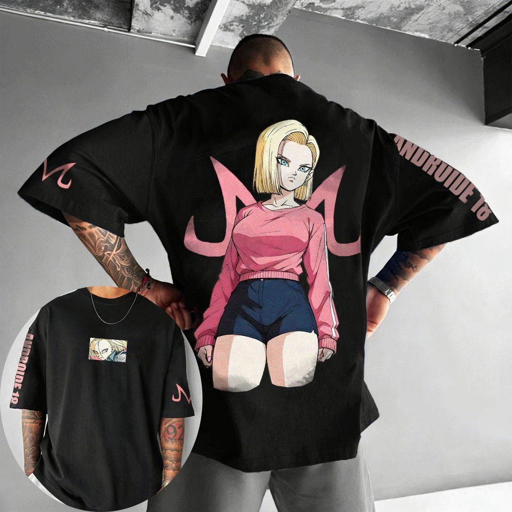 Tee Ball Set - Übergroße Cosplay-Kostüme Dragon Ball Android 18