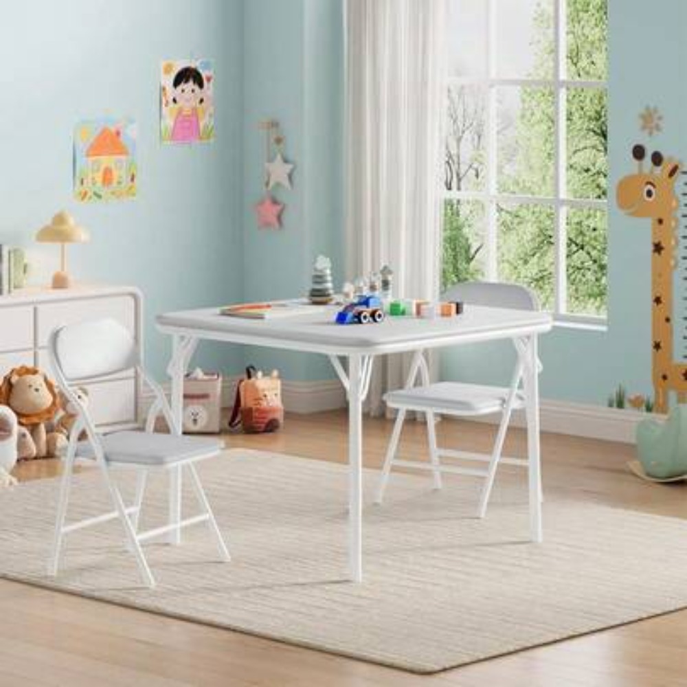 Kids Outdoor Dining Set - Klappbarer Tisch- und Stuhl-Set für Kinder