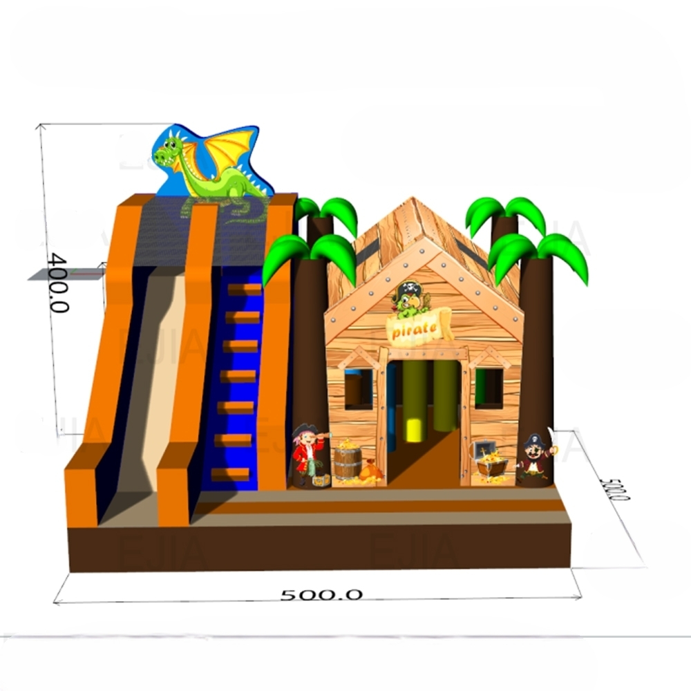 Tragbare kommerzielle 17FT gro – Kids Outdoor Jump House Bewertung und Preis