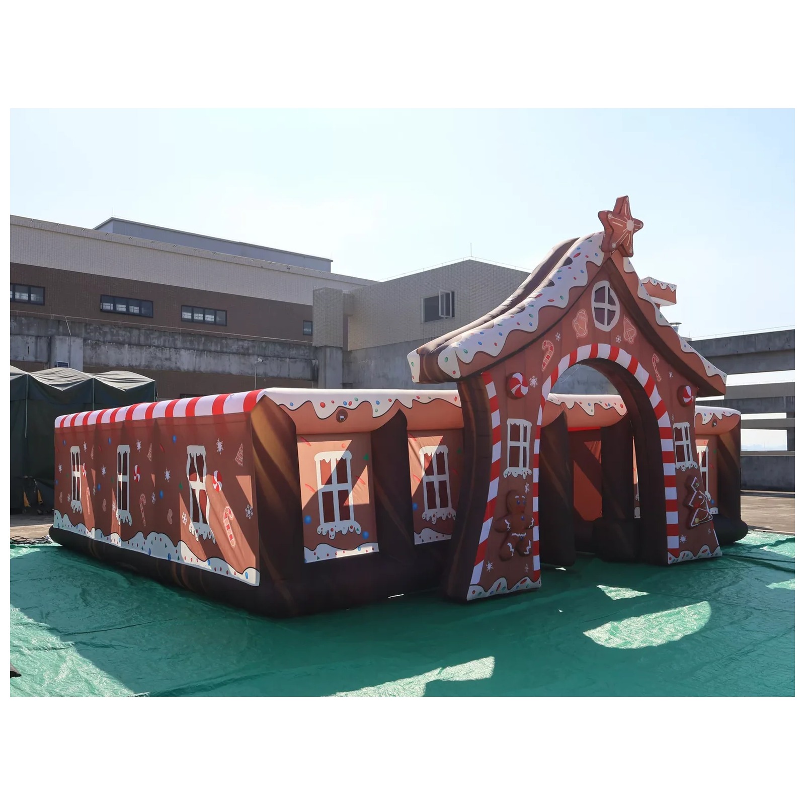 Großes aufblasbares Lebkuchenl – Kids Outdoor Venues Bewertung und Preis
