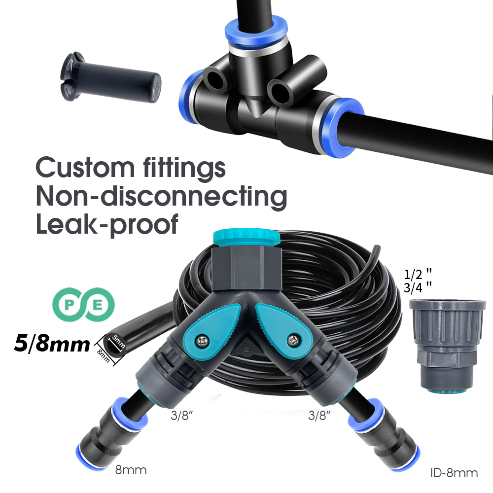 Garten-Sprühset mit 5/8mm PE-S – Kids Outdoor Water Sprinkler Bewertung und Preis