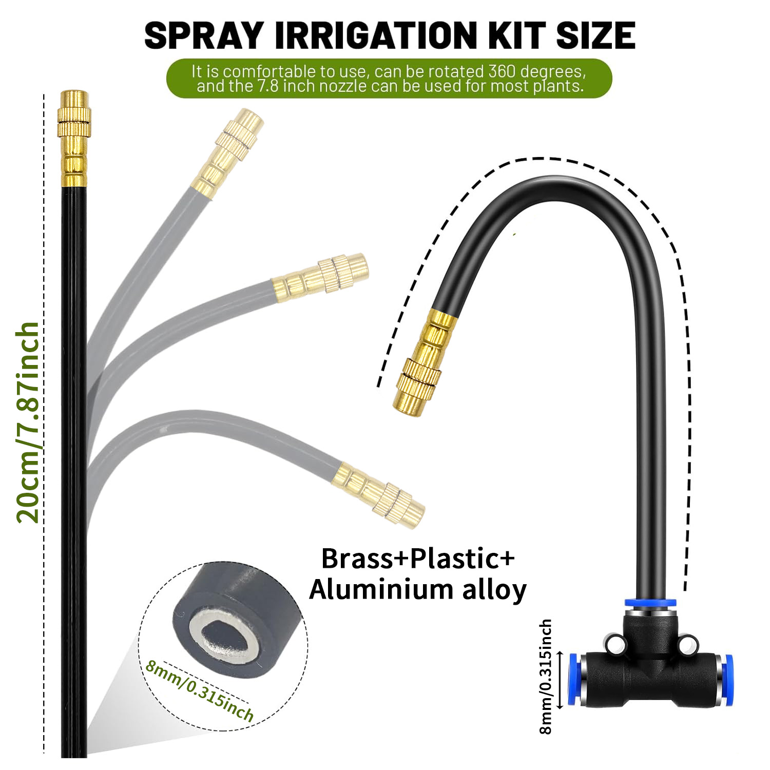 Garten-Sprühset mit 5/8mm PE-S – Kids Outdoor Water Sprinkler Bewertung und Preis