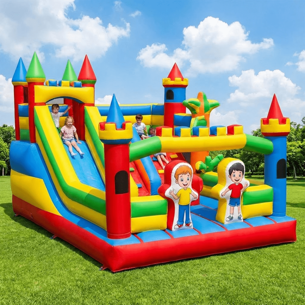 Maßgefertigte, robuste, kommer – Kids Outdoor Jump House Bewertung und Preis