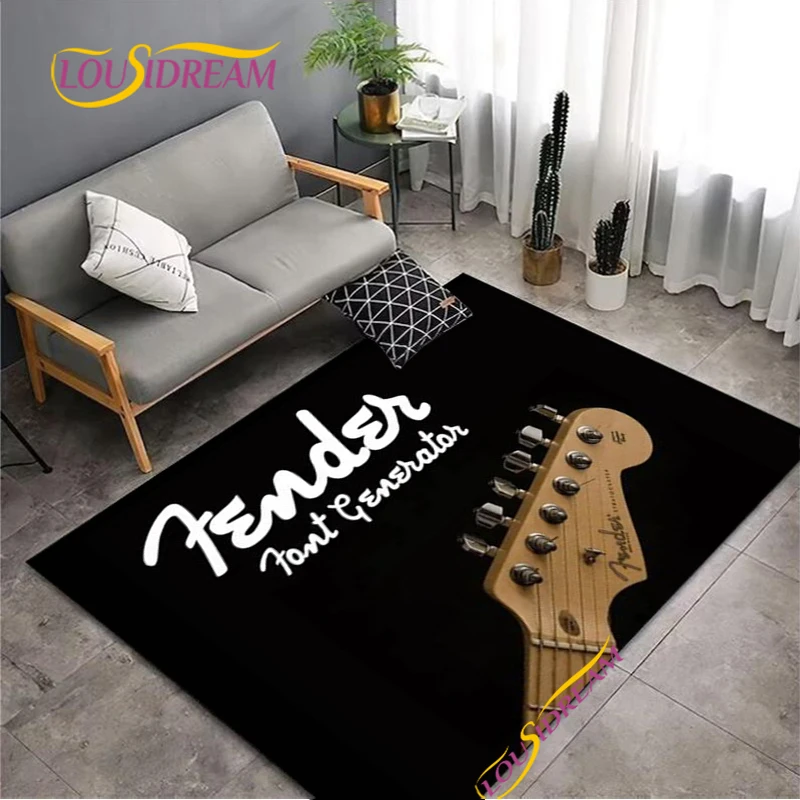 Fender Burning Guitar Pattern  – Kids Outdoor Yoga Bewertung und Preis