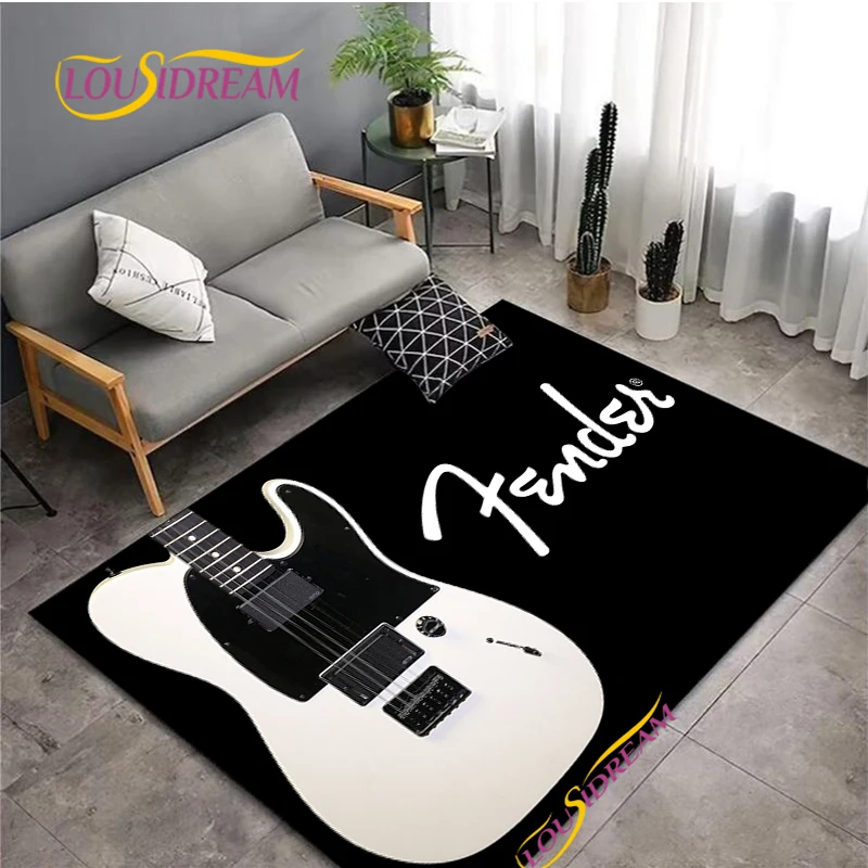 Fender Burning Guitar Pattern  – Kids Outdoor Yoga Bewertung und Preis