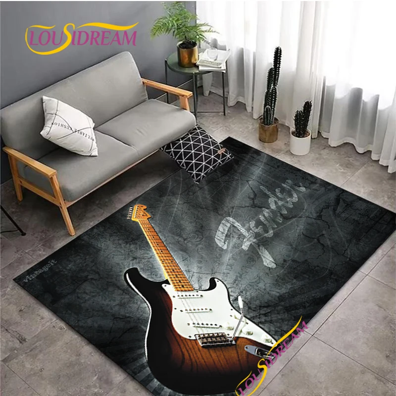 Fender Burning Guitar Pattern  – Kids Outdoor Yoga Bewertung und Preis
