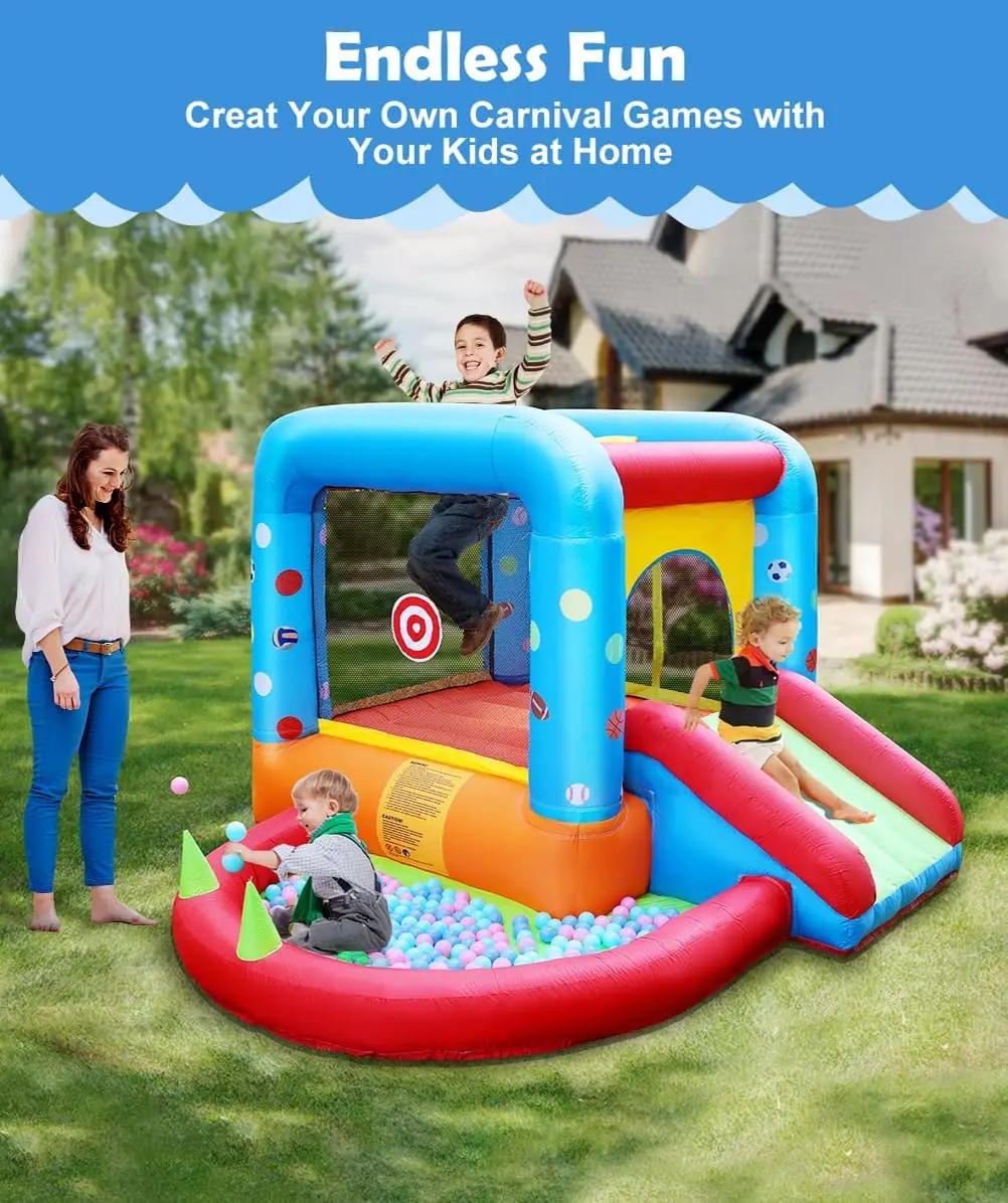 Step4Fun Aufblasbares Hüpfhaus – Kids Outdoor Jump House Bewertung und Preis