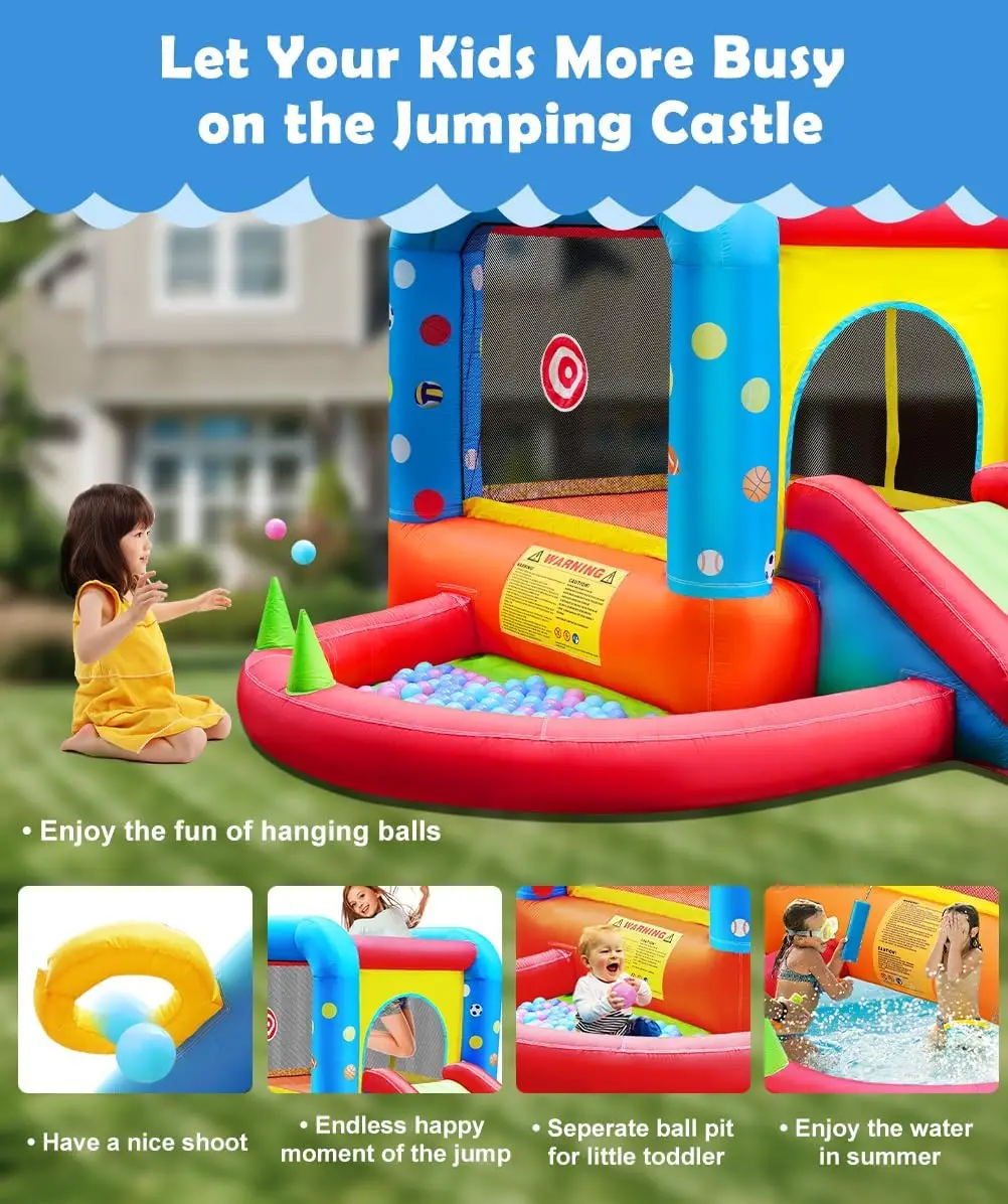 Step4Fun Aufblasbares Hüpfhaus – Kids Outdoor Jump House Bewertung und Preis