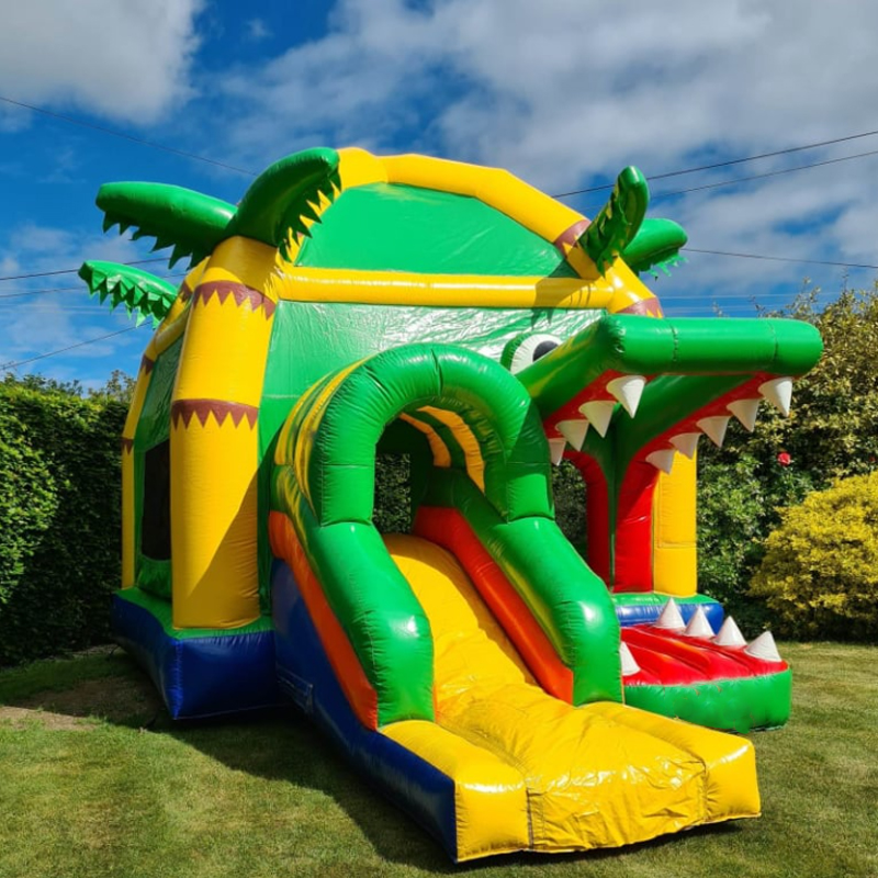 Kinder-Krokodil-Hüpfburg mit R – Kids Outdoor Jump House Bewertung und Preis