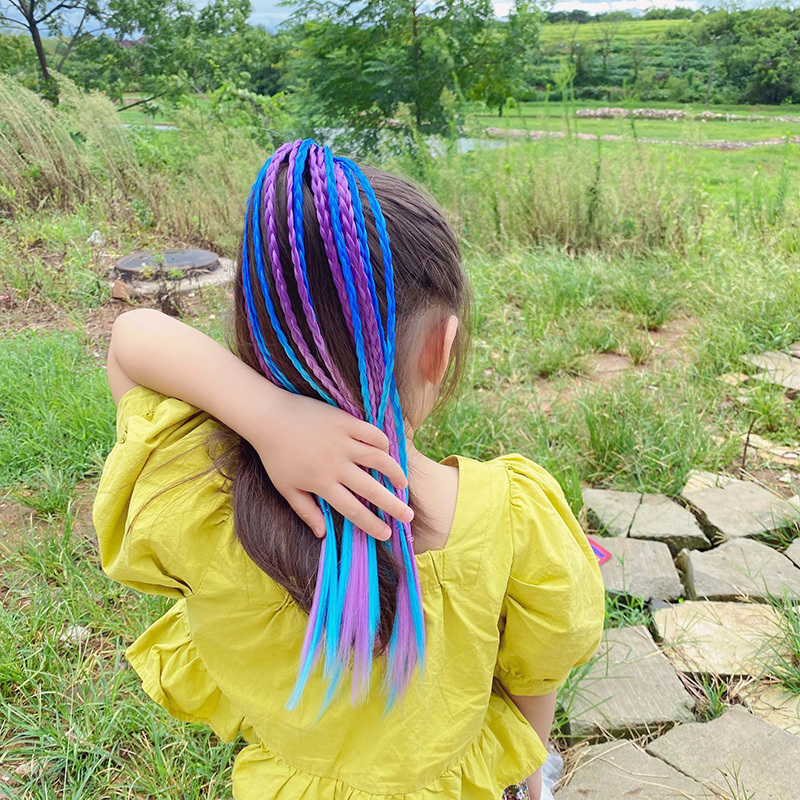 1 PCS Neue Mädchen Bunte Perüc – Kids Outdoor Decor Bewertung und Preis