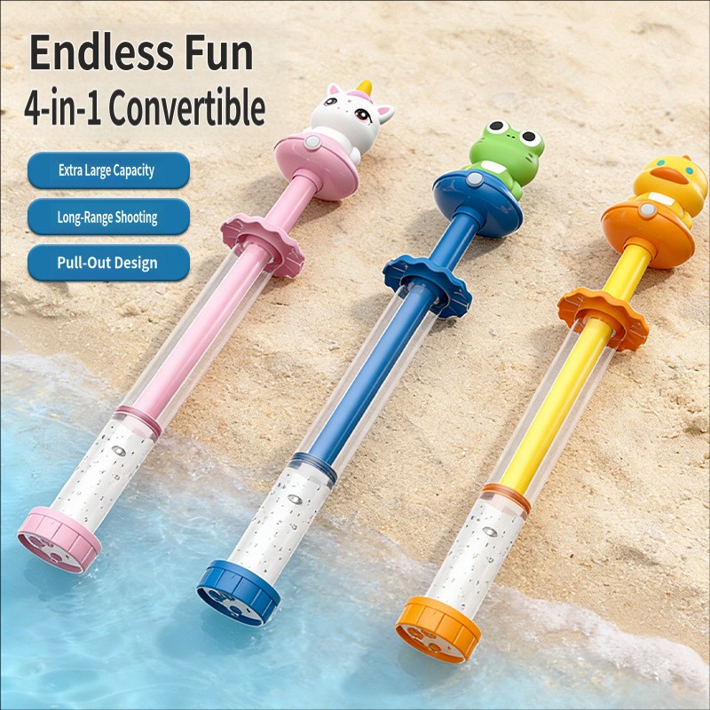 4-in-1 Ausziehbare Wassersprit – Kids Outdoor Water Sprinkler Bewertung und Preis