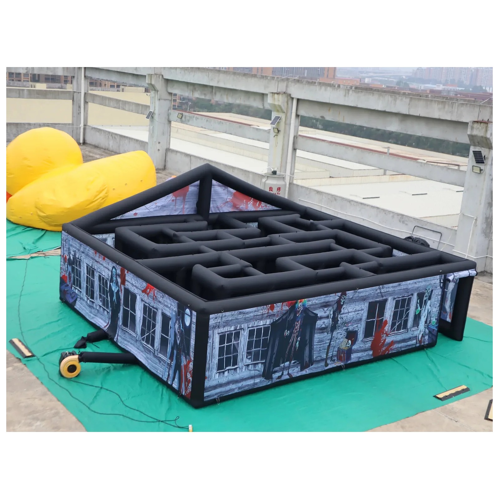 Großes Geister-Dach-Labyrinth  – Kids Outdoor Venues Bewertung und Preis