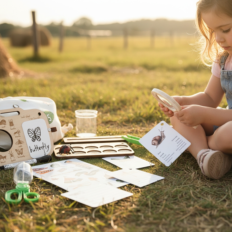 Montessori-Spielzeug für Kinde – Kids Outdoor Explorer Set Bewertung und Preis