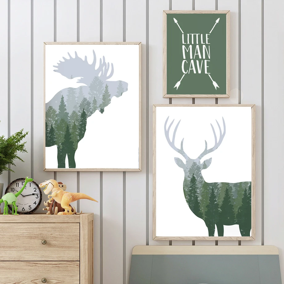 Wandkunst-Leinwand mit grünem  – Kids Outdoor Quotes Bewertung und Preis