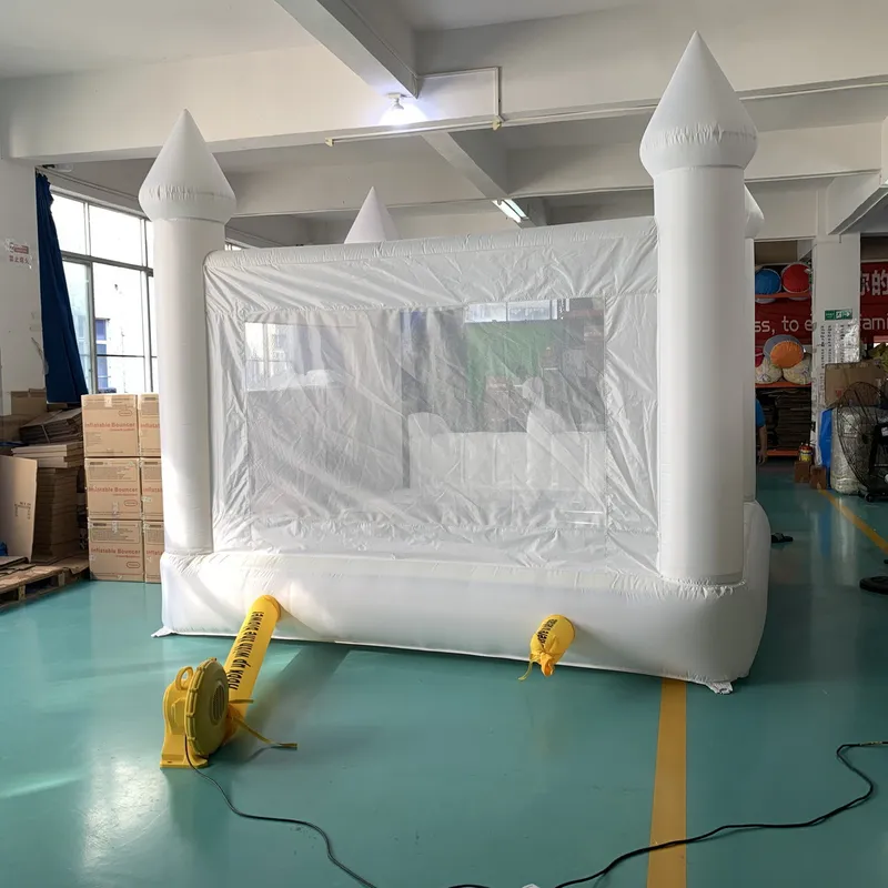 Riesiges Weißes Aufblasbares H – Kids Outdoor Jump House Bewertung und Preis