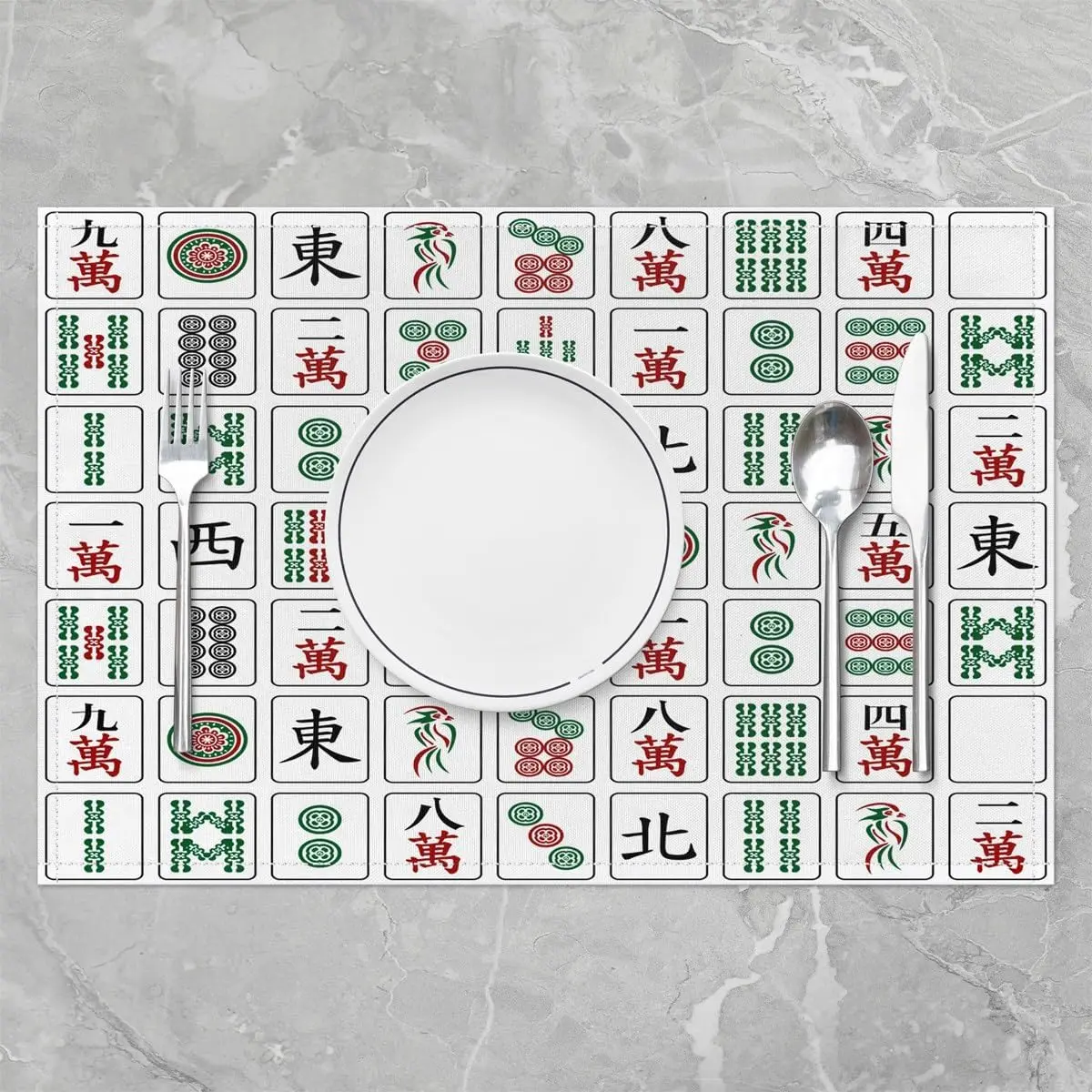 Chinese Game Placemats Set of  – Kids Outdoor Dining Set Bewertung und Preis