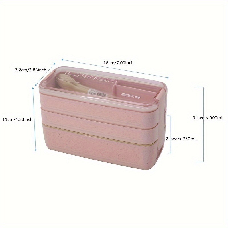Tragbare Bento-Box, 3-lagige B – Kids Outdoor Dining Set Bewertung und Preis