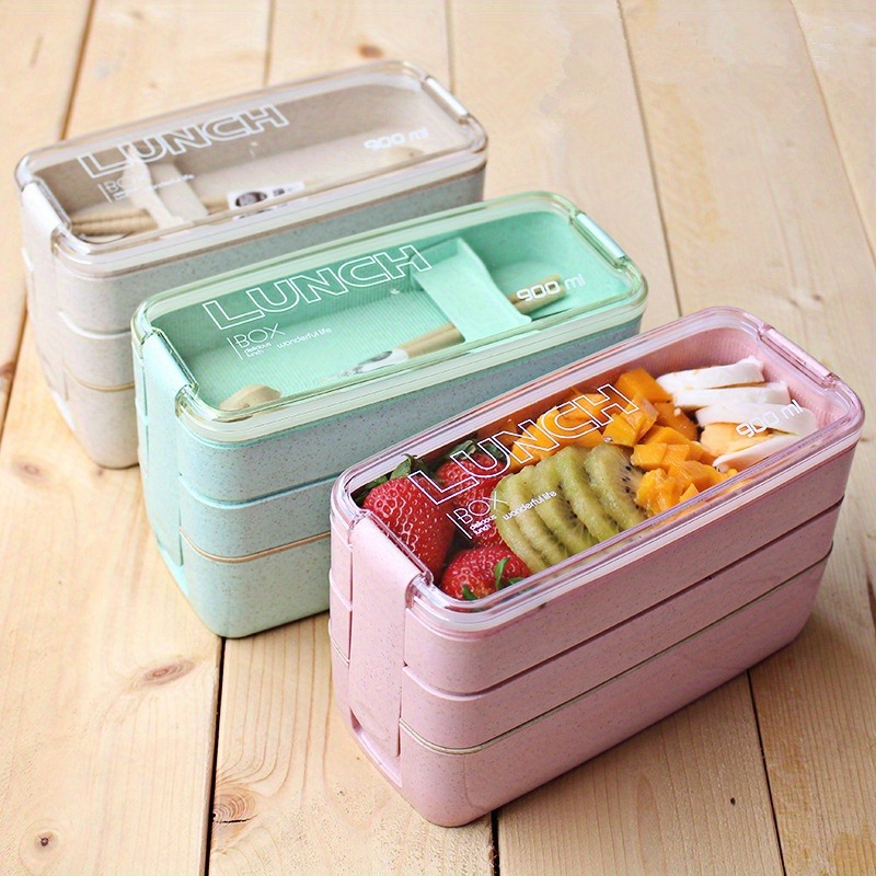 Tragbare Bento-Box, 3-lagige B – Kids Outdoor Dining Set Bewertung und Preis