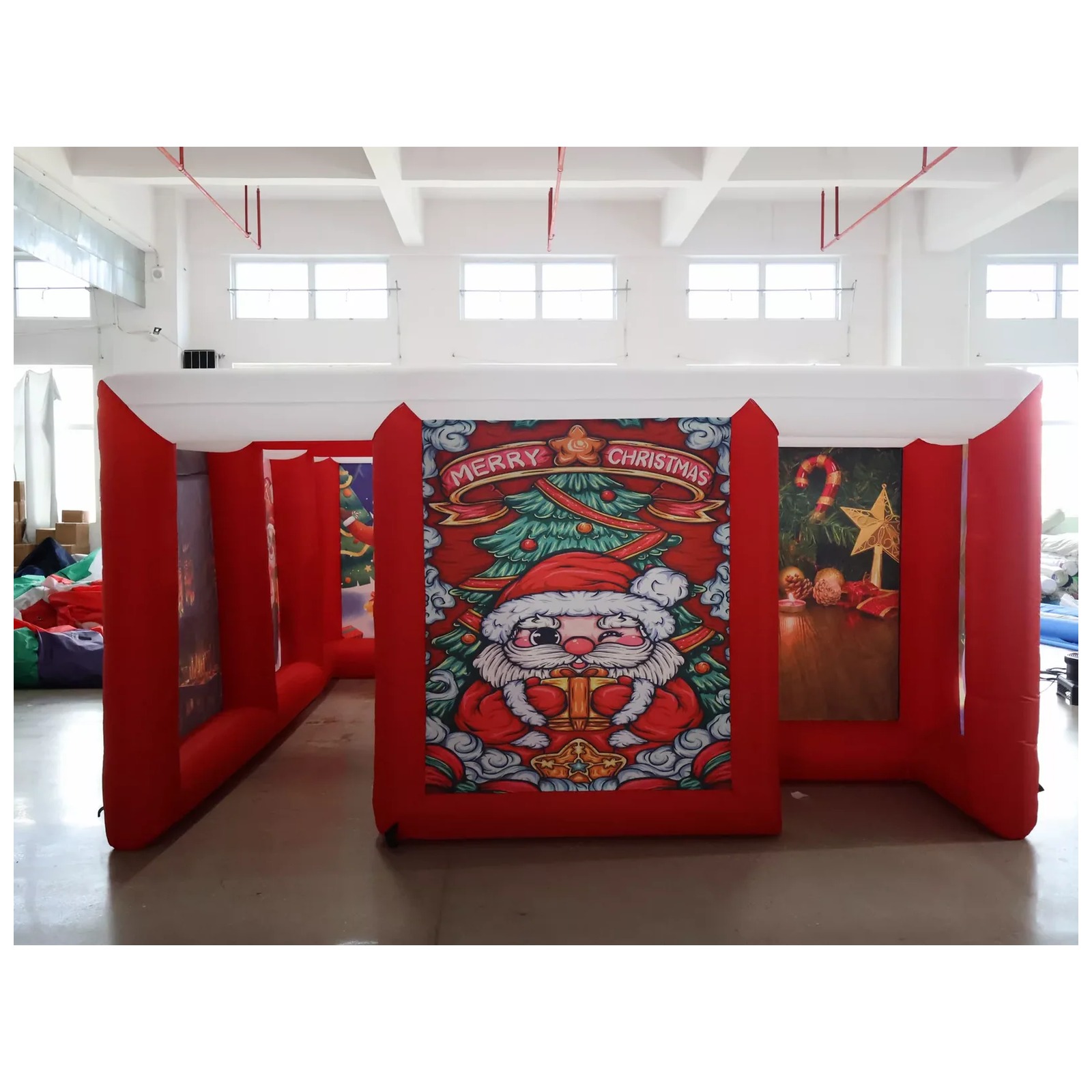 Rotes aufblasbares Outdoor-Lab – Kids Outdoor Venues Bewertung und Preis
