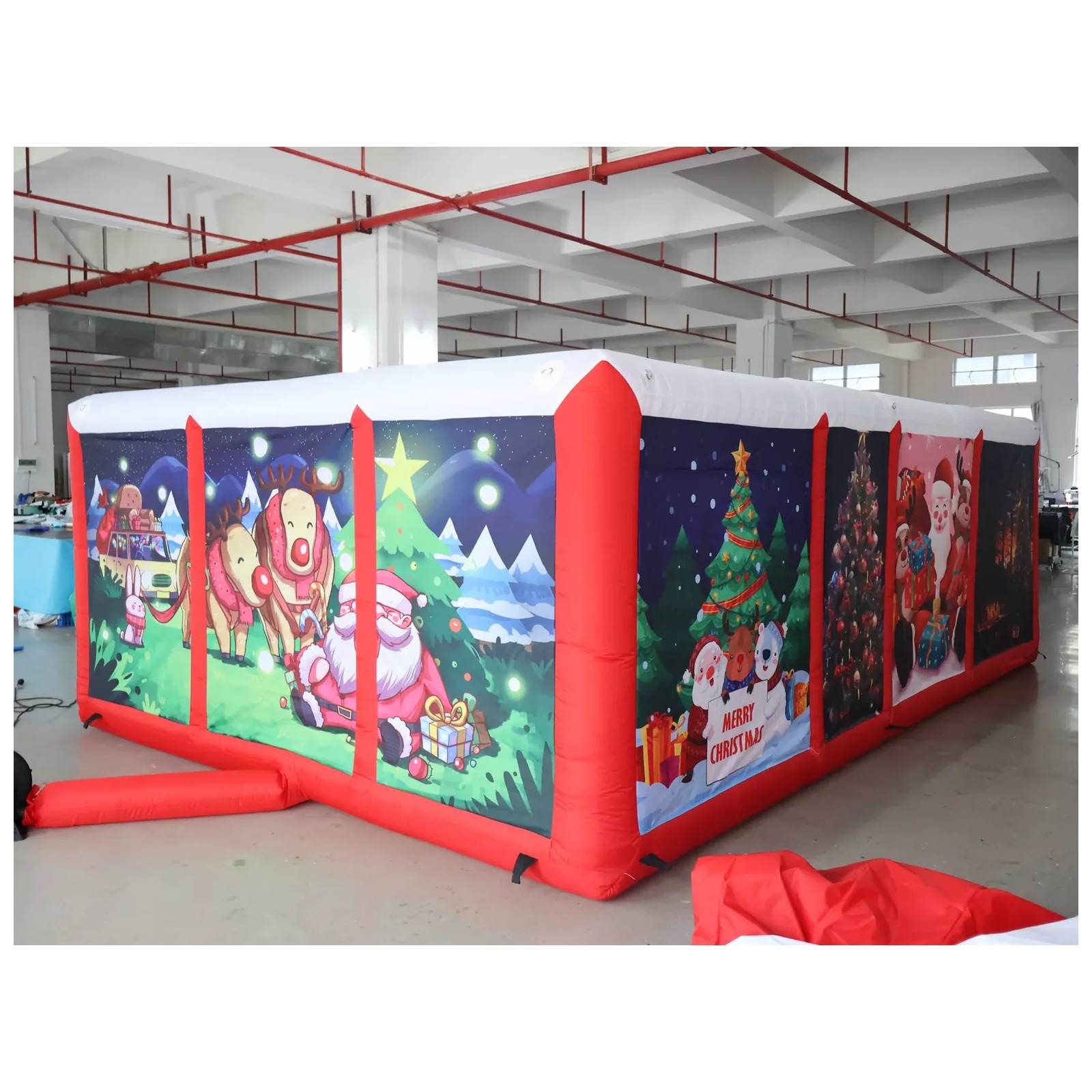 Rotes aufblasbares Outdoor-Lab – Kids Outdoor Venues Bewertung und Preis