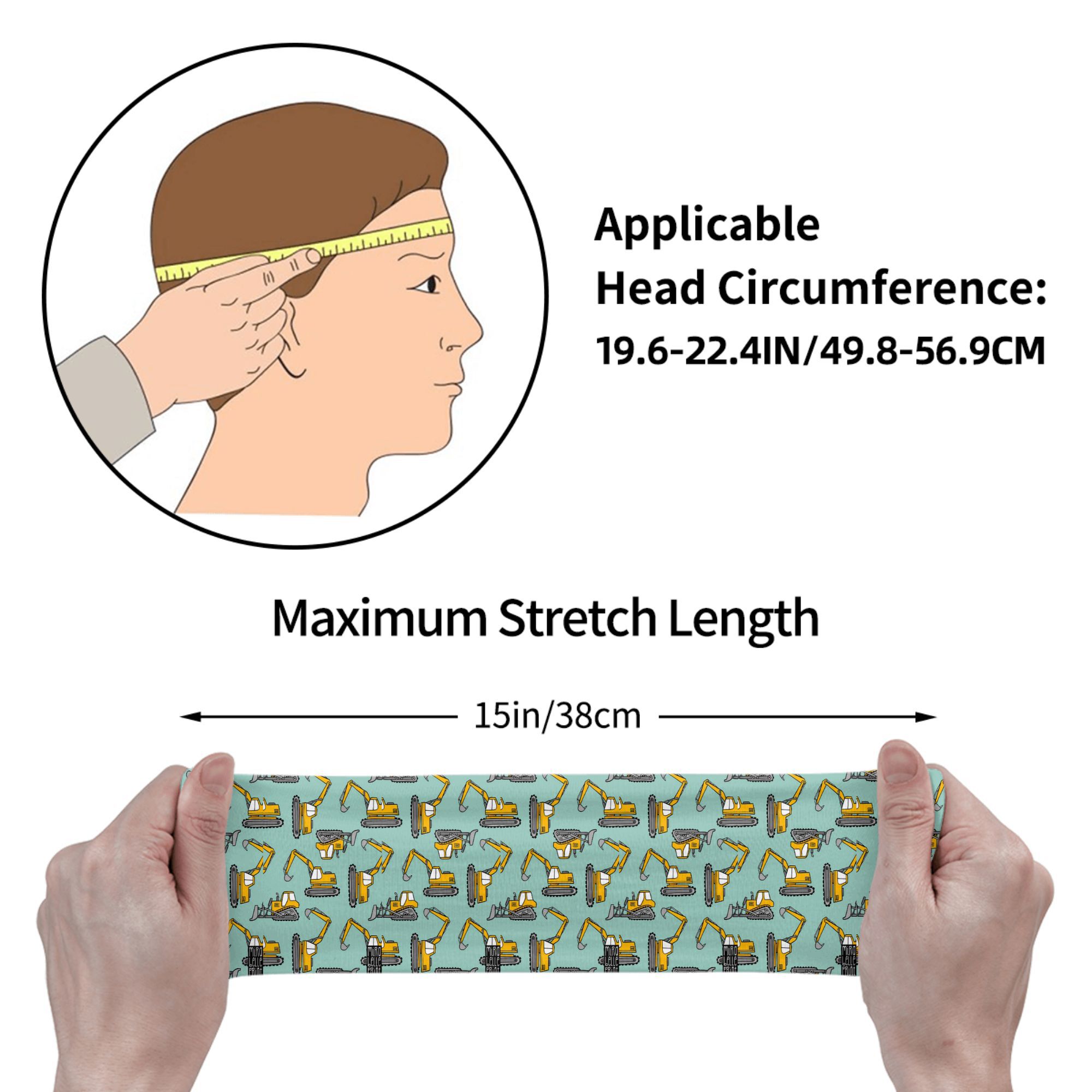 Stirnband mit Cartoon-Bagger-A – Kids Outdoor Yoga Bewertung und Preis