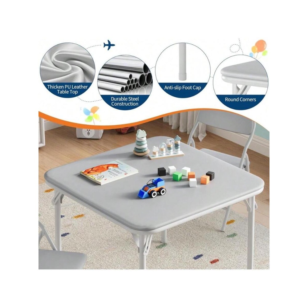 Klappbarer Tisch- und Stuhl-Se – Kids Outdoor Dining Set Bewertung und Preis